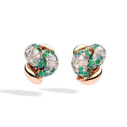 O.B506BI7TZZ | Buy Pomellato Tango Rose Gold Sapphire Diamond Earrings