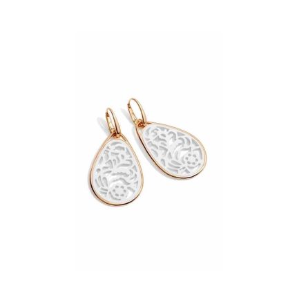 POB1030_O7000_000AW | Buy Pomellato Victoria Rose Gold Agate Earrings