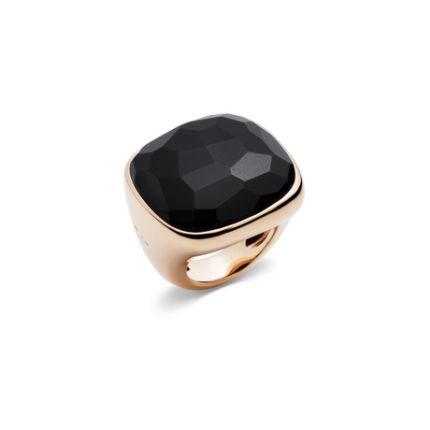 PAA1080_O7000_000OU |Buy Online Pomellato Victoria Rose Gold Jet Ring 