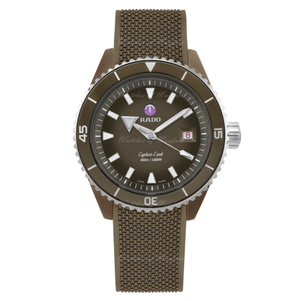 R32130318 | Rado Captain Cook High-Tech Ceramic Diver Automatic 43 mm watch. Buy Online