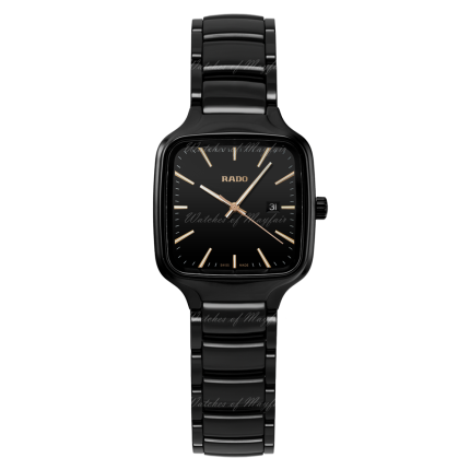 R27080162 | Rado True Square High-tech Ceramic Quartz 29 mm watch. Buy Online