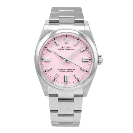 126000 | Rolex Oyster Perpetual Candy Pink Dial Oyster Bracelet 36mm watch. Buy Onlime