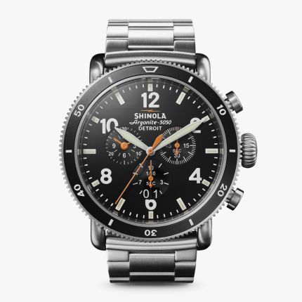 S0110000118 | Shinola Black Blizzard 48 mm watch. Buy Online