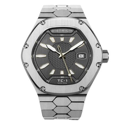 TC-1STEELGREY | Dietrich Time Companion Acciaio 48 x 46 mm watch. Buy Online