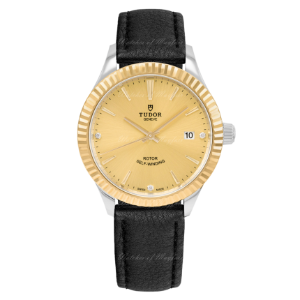 M12513-0021 | Tudor Style Steel Yellow Gold 38 mm watch. Buy Online