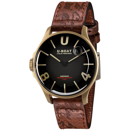 9304 | U-Boat Darkmoon 40 mm BK IP Bronze Quartz watch. Buy Online