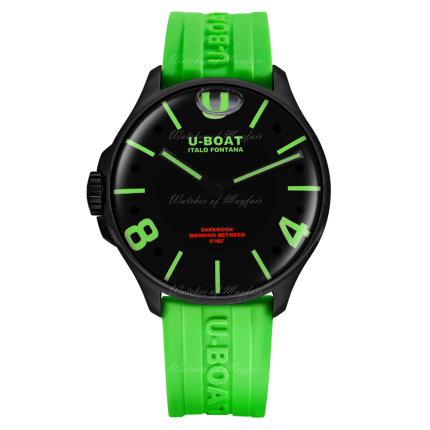 9534 | U-Boat Darkmoon 44 mm BK Green PVD Quartz watch. Buy Online