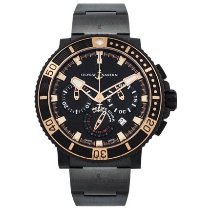 353-90-3C | Ulysse Nardin Black Sea Chronograph 45.8 mm watch. Buy Online