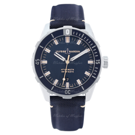 8163-175/93 | Ulysse Nardin Diver 42 mm watch. Buy Online