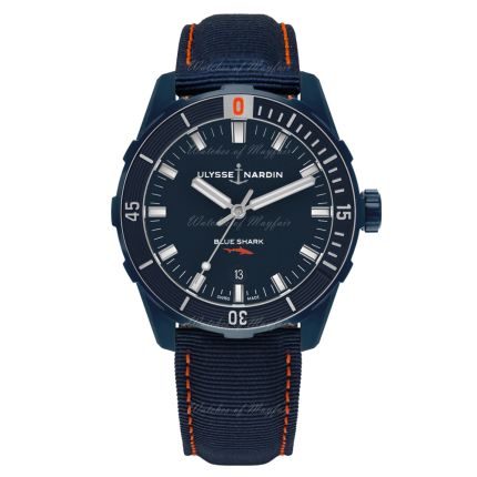 8163-175LE/93-BLUESHARK | Ulysse Nardin Diver 42 mm watch. Buy Online