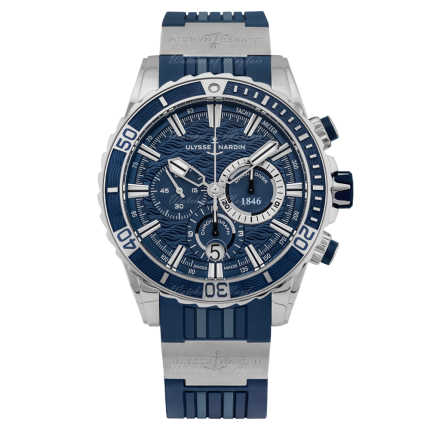 1503-151-3/93 | Ulysse Nardin Diver Chronograph Steel 44mm watch. Buy Online