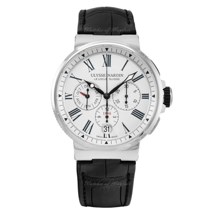 1533-150/40 | Ulysse Nardin Marine Chronograph Annual Calendar 43mm watch. Buy Online