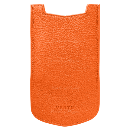 004-00004-002-04 | Vertu Aster P Slip Calf Orange Leather Case 