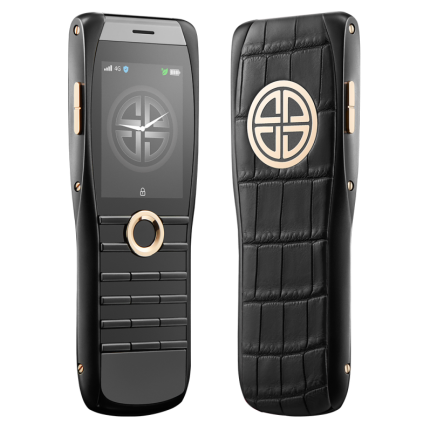 X7223-905-01 | XOR Matte Prime Black Alligator phone. Buy Online 