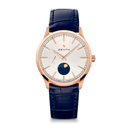 18.3100.692/01.C922 | Zenith Elite Moonphase Automatic Rose Gold 40.5 mm watch. Buy Online