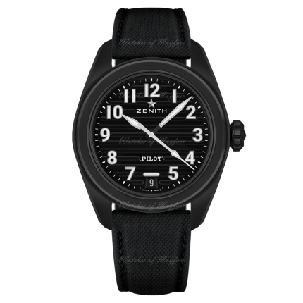 49.4000.3620/21.I001 | Zenith Pilot Automatic Ceramic 40 mm watch. Buy Online