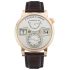 140.032F | A. Lange & Sohne Zeitwerk pink gold case and folding clasp watch. Buy Online