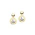 C.23189 | Buy Chantecler Logo White and Yellow Gold Diamond Earrings