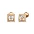 839224-5002 | Buy Chopard Happy Curves Rose Gold Diamond Earrings