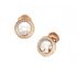 Chopard Happy Curves Rose Gold Diamonds Earrings 839562-5002