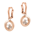 Chopard Happy Diamonds Icons Rose Gold Diamond Earrings 83A018-5301