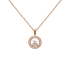 79A018-5201 | Chopard Happy Diamonds Icons Rose Gold Diamond Pendant