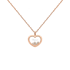 79A038-5003 | Chopard Happy Diamonds Icons Rose Gold Diamond Pendant 