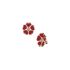 84A085-5811 Chopard Happy Diamonds Rose Gold Red Stone Diamond Earrings