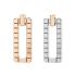 839895-9004 | Chopard Ice Cube White and Rose Gold Earrings | Buy Now
